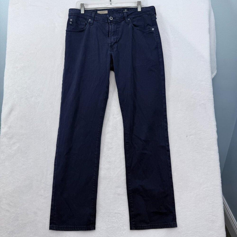AG Adriano Goldschmied The Graduate Pants Mens 32x32 Blue Tailored Leg Stretch